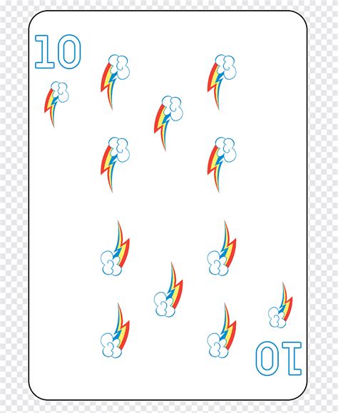 Колода игральных карт MLP FiM, 10 облаков, png | PNGEgg