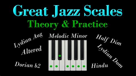 7 Great Jazz Scales Melodic Minor Modes Youtube