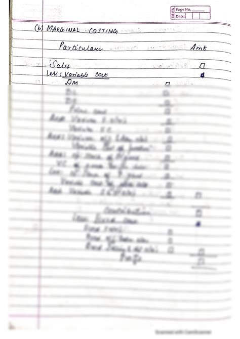 solution marginal  absorption costing management accounting studypool