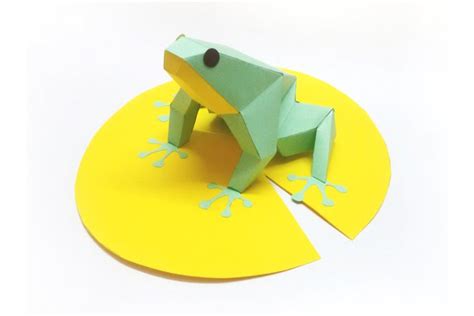 Diy Frog 3d Papercraft