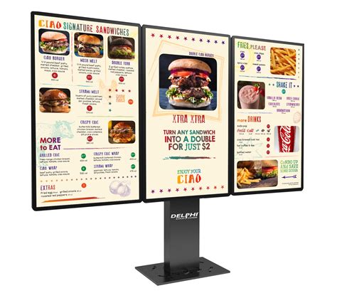 Outdoor Digital Menu Boards Delphi