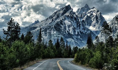 4K, Scenery, Mountains, Roads, Grass, HD Wallpaper | Rare Gallery