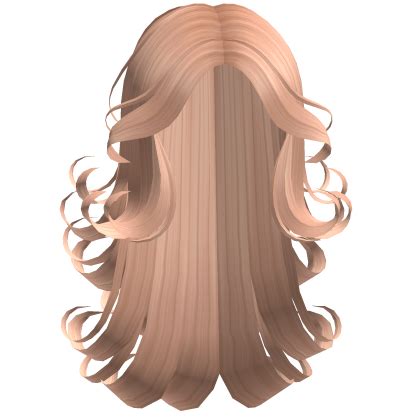 Swirly Long Curly Hair Honey Blonde Roblox