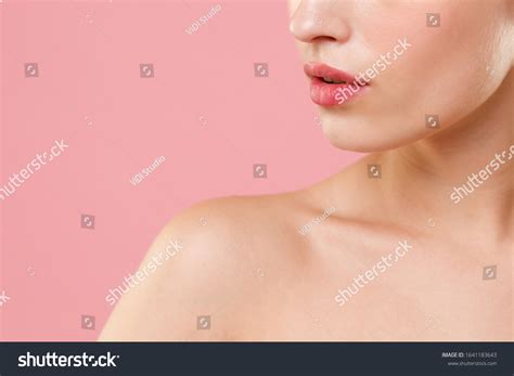 Close Cropped Blonde Half Naked Woman Stock Photo Shutterstock