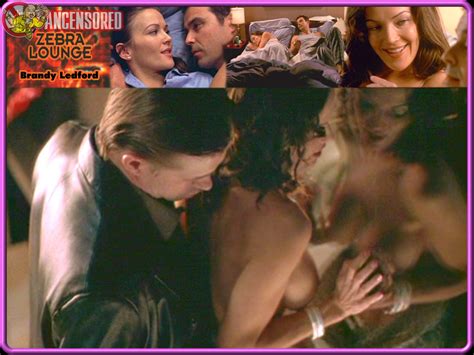 Naked Brandy Ledford In Zebra Lounge