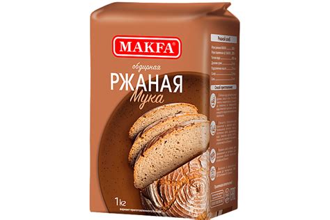 Мука ржаная «Makfa» обдирная, 1 кг – купить по приятной цене с ...