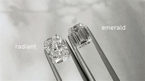 Cut Comparison Emerald Vs Radiant Pebble By Engage