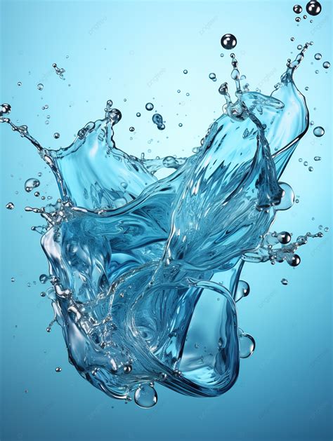 Pure Water Splash White Background Wallpaper Image For Free Download