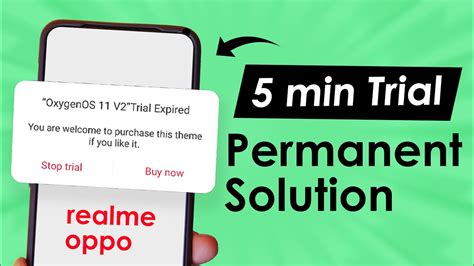 5 Minute Trail Error Permanently Fixed In Realme Oppo Themes 2023 YouTube