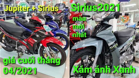 Cận cảnh Yamaha Sirius2021 màu mới nhất Xám ánh Xanh vừa về Town Kỳ