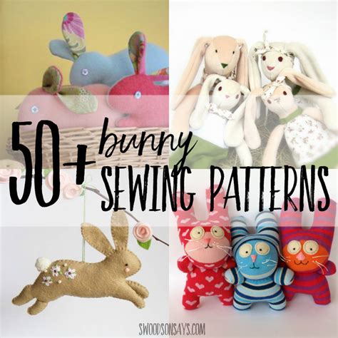 50 Stuffed Bunny Sewing Patterns Swoodson Says