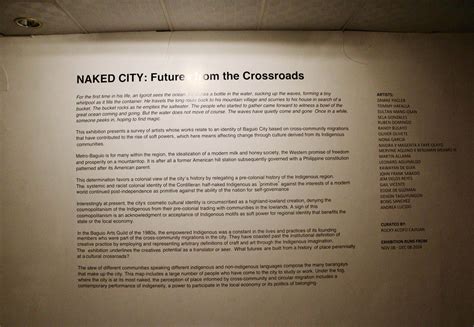 Naked City Understanding Baguio Citys Evolving Identity Through Art