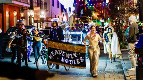 Krewe Mosa Que Inaugural Parade Marches Through The French Quarter