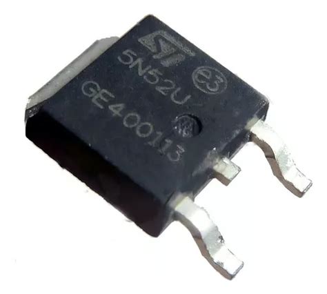 Transistor Fet Mosfet Std5n52u (2 Peças) 5n52u N52u 52u | MercadoLivre