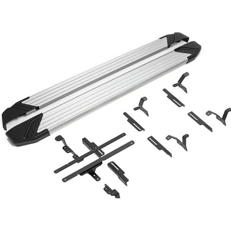 Пороги на автомобиль Rival "Silver" Geely Monjaro 4WD 2023-, 180 см, 2 ...