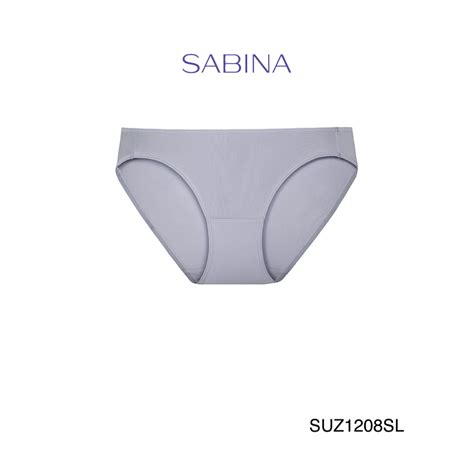 Sabina กางเกงชนใน ทรง Bikini Jumbo Size รน Panty Zone รหส SUZ SL สเทา Shopee Thailand