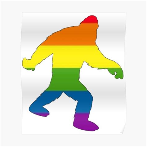 Gay Bigfoot Posters Redbubble