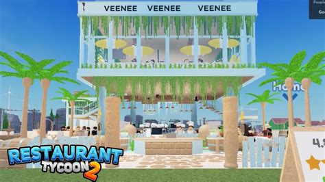 Restaurant Tycoon 2 Beach Club Design 022 Youtube