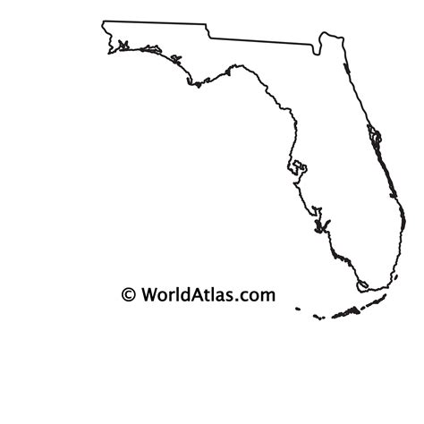Free Printable Map Of Fl
