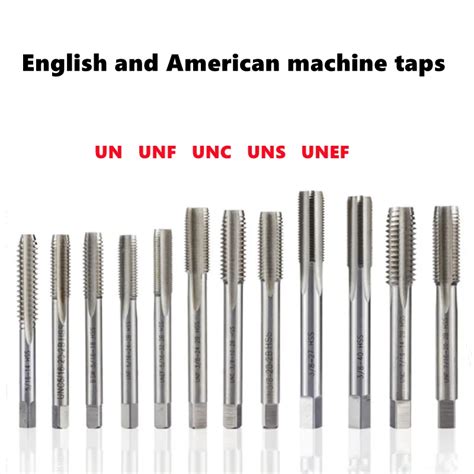 Pcs British American Straight Slot Tap Un Unc Unf Uns Unef Hss W