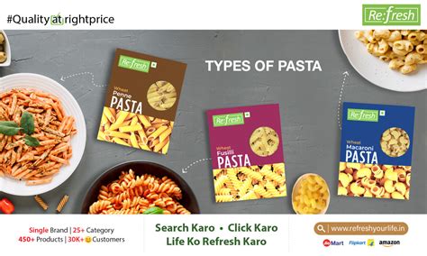 popular types  pasta