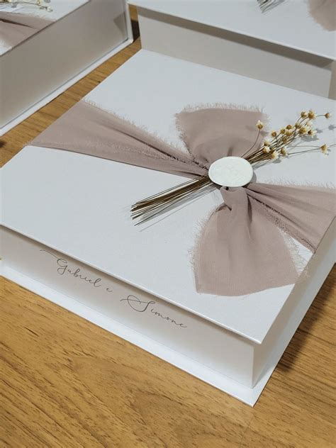 Caixa Convite Casamento Padrinhos Cinza E Nude Elo