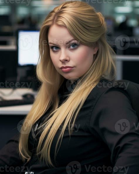A Woman With Long Blonde Hair Generative Ai 32096637 Stock Photo At Vecteezy