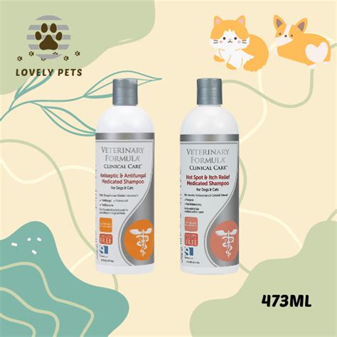 Veterinary Formula Oz Shampoo Antiseptic Antifungal Hot Spot Itch Relief Shopee