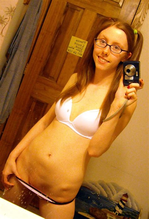 Brassiere Mirror Glasses Lingerie Porn Pic