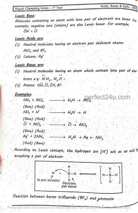 Nayab Fsc St Year Chemistry Notes Chapter