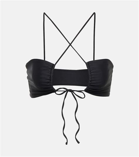 Livi Bikini Top In Black Jade Swim Mytheresa