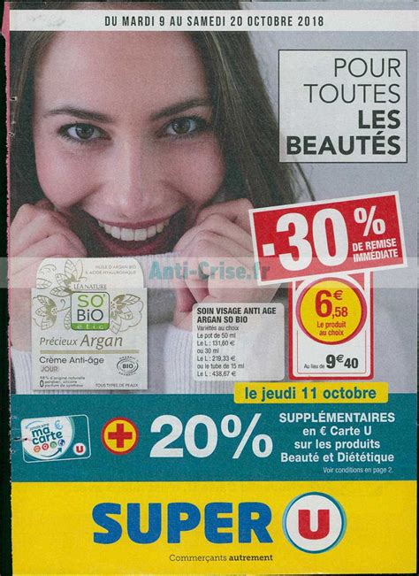 Anti Crise Fr Catalogue Super U Du 09 Au 20 Octobre 2018SUPER U Le