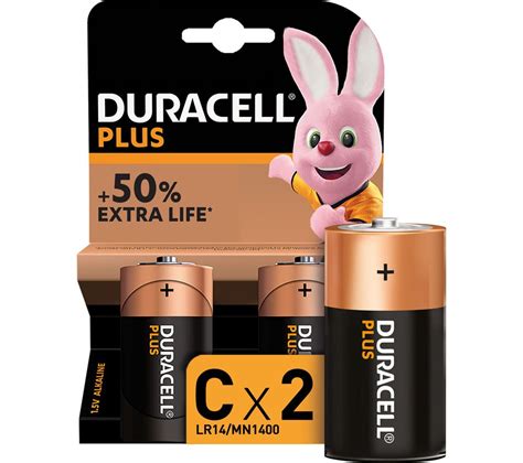 DURACELL LR14/MN1400 C Plus Batteries Deals | PC World