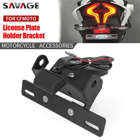 License Plate Holder Bracket Para Sa CFMOTO SR SS 250 SRS 450 NK 450NK