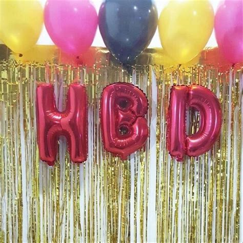 Jual Balon Foil Huruf Hbd Warna Merah Balon Happy Birthday Ulang