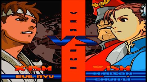 Evil Ryu Vs M Bison Chun Li Dramatic Battle Hardest Street Fighter