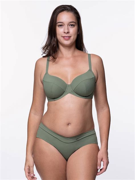 Dorina Biustonosz bikini w kolorze zielonym najlepsze wyprzedaże w limango