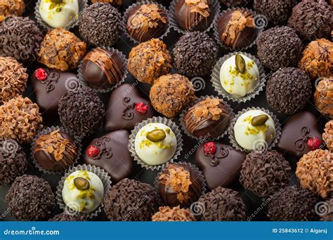 Handmade Chocolates Stock Photography - Image: 25843612