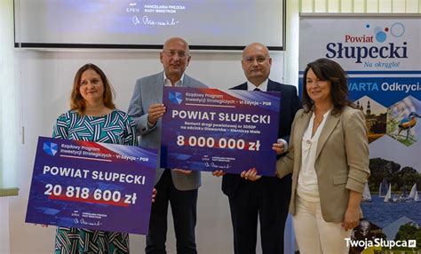 Milion W Z Otych Dla Powiatu S Upeckiego Ponad Milion W Dla Gmin