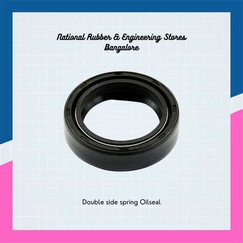 Nitrile Rubber Nbr Black Double Spring Oil Seal Packaging Type