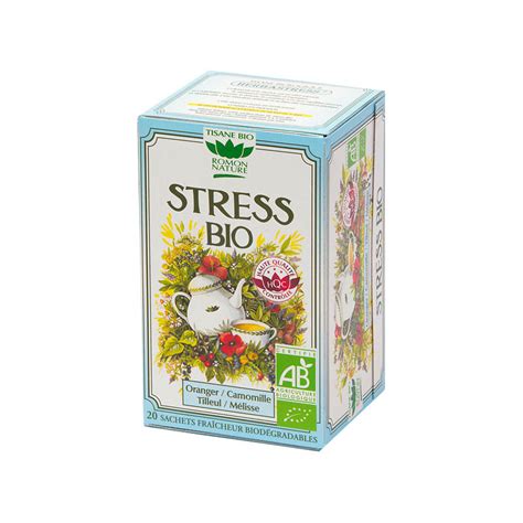 TISANE STRESS BIO 20 SACHETS ROMON NATURE Dakarmarket Sn