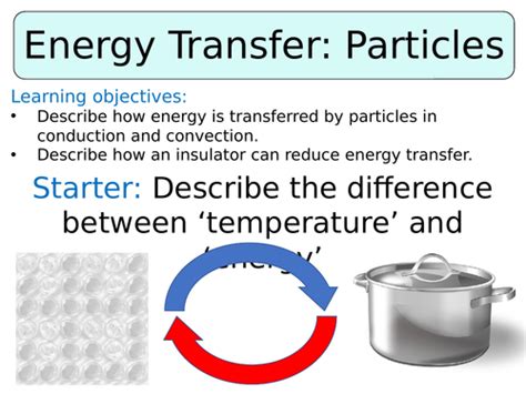 Ks3 ~ Year 8 ~ Energy Transfer Conduction And Convection Teaching