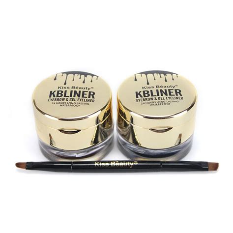 New Arrivaled 2pcs Set Eye Shadow Professional Waterproof Naked Glitter Eyeshadow Smoky Eye