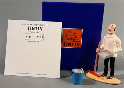 Hergé Tintin Figurine Nestor balai Pixi 1999