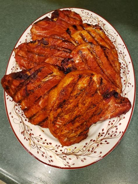 Smoked Apple Brined Pork Chops Grammy Cooks