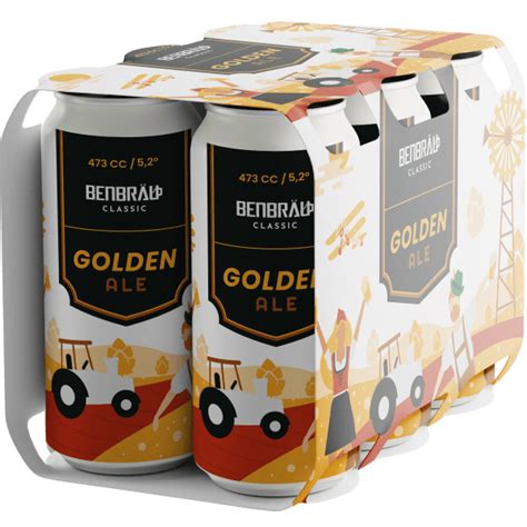 Cerveza Golden Ale Sixpack Benbr U Brewing