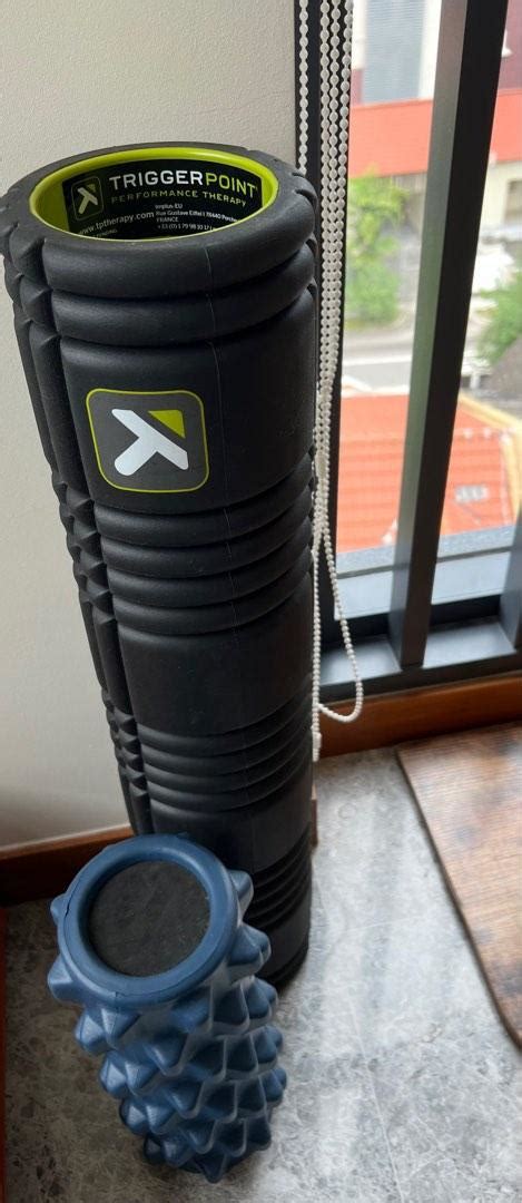 Trigger Point Roller + Small Roller, Sports Equipment, Exercise ...