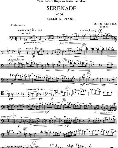 Serenade Sheet Music By Otto Ketting Nkoda Free 7 Days Trial