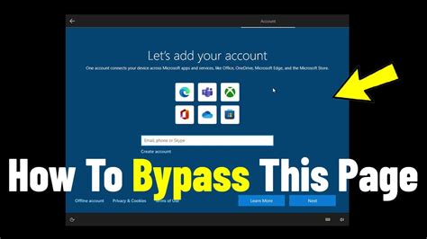 Bypass Windows Microsoft Account Signin During Installation How To