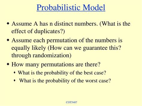 Ppt Probabilistic Analysis And Randomized Algorithm Powerpoint